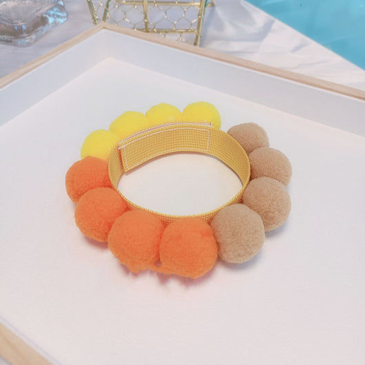 Collar Corgi con Pompón de Pelaje Colorido para Festival - Image 12