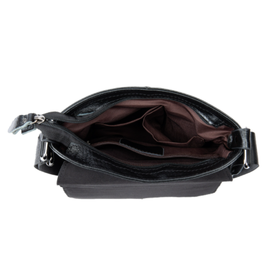 Bolsa Mensajero de Cuero Vertical para Hombre