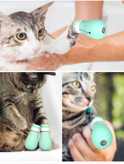 Protectores de Patas para Gatos - Guantes Antirasguños de Silicona (4 piezas) - Image 11