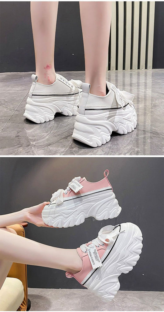 Zapatos Casuales con Suela Elevada y Plataforma Gruesa - Image 7