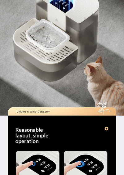 Fuente de Agua para Mascotas con Control Termostático y Flujo Automático Inclinado - Image 25