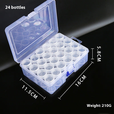 Caja de Almacenamiento Organizadora para Pintura de Diamantes con Botellas Plásticas - Image 6