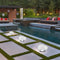 Luz Solar Decorativa de Jardín con Piedras Luminosas para Exteriores