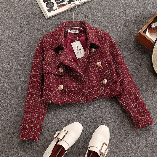 Conjunto de Falda Corta y Chaqueta de Dos Piezas - Image 13