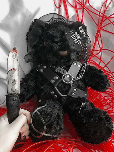 Bolsa Crossbody Gótica Hell Bear Lolita