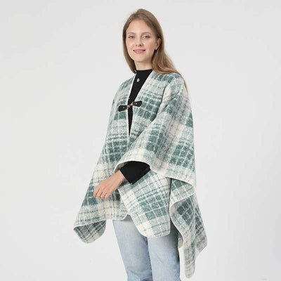 Manta Térmica Elegante de Cuadros para Primavera, Otoño e Invierno