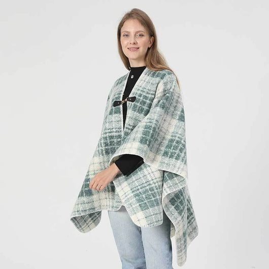 Manta Térmica Elegante de Cuadros para Primavera, Otoño e Invierno