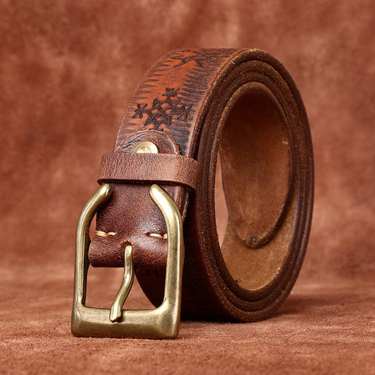 Cinturón de Jeans Tallado Retro Multiuso - Estilo Vintage Versátil - Image 3
