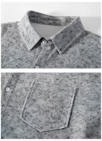Camisa Jacket Suelta Talla Grande Manga Larga para Hombre - Image 17