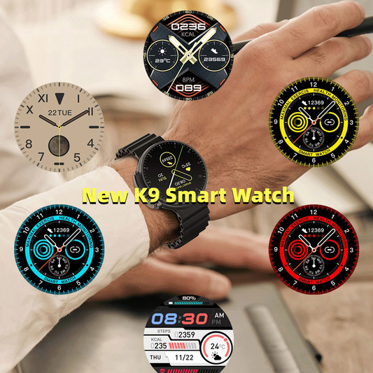 Reloj Inteligente K9 Pantalla Redonda 1.39" con Carga Inalámbrica y NFC - Image 2