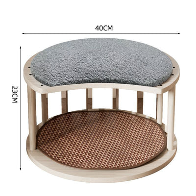 Cama de Madera Maciza para Gatos - Nido Versátil para Todas las Estaciones - Image 6