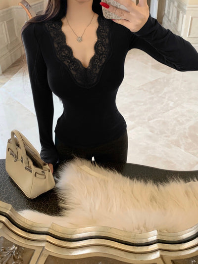 Blusa Térmica Ajustada de Invierno con Cintura Realzadora - Image 9