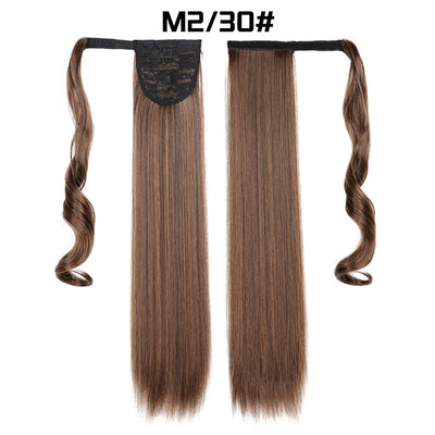 Cola de Caballo Extensible con Velcro - Cabello Liso Europeo - Image 28