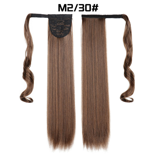 Cola de Caballo Extensible con Velcro - Cabello Liso Europeo - Image 28
