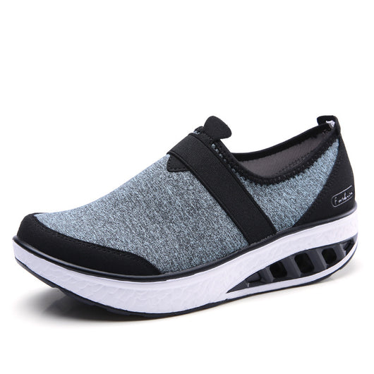 Zapatos Deportivos para Mujer Talla Grande con Suela Gruesa y Tecnología Rocker - Image 4