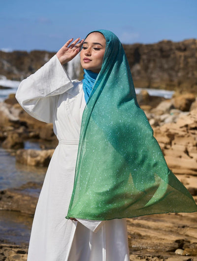 Pañuelo Hijab de Satén Estampado - Image 32