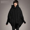 Capa Abrigo Hoodie Suelta con Bolsillos para Mujer