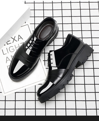 Zapatos Formales con Alzas Internas 10cm - Cuero Brillante Premium para Hombre - Image 14