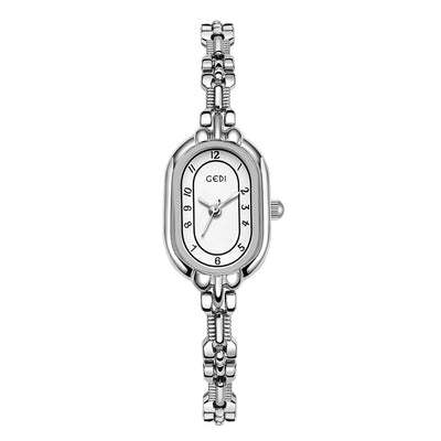 Reloj de Pulsera Cuarzo Ovalado Retro con Diseño Fritilaria de Alta Calidad - Image 6