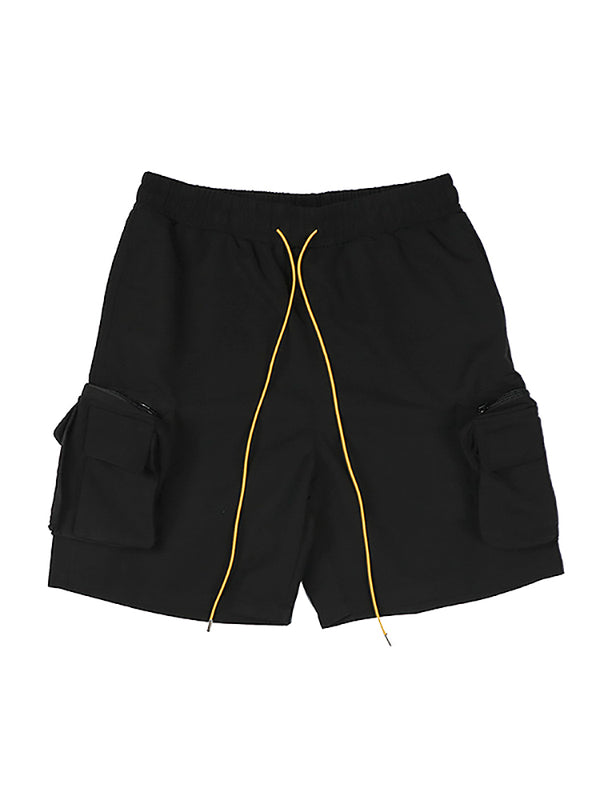Pantalones Funcionales con Bolsillos Tridimensionales y Cordón Ajustable