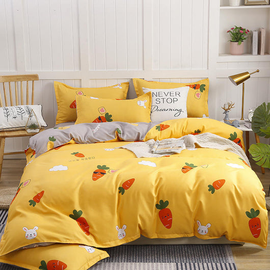 Juego de Cama Algodón Satinado de Cuatro Piezas con Funda Acolchada Reforzada - Image 30