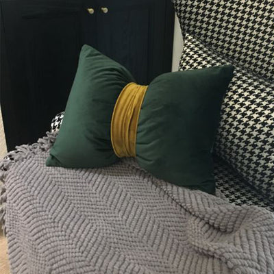 Almohada de Cintura Terciopelo con Moño Elegante - Image 17