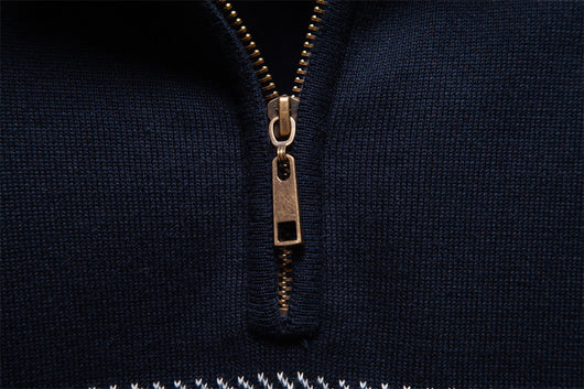 Suéter Casual con Cuello Tipo Polo y Cierre de Cremallera - Image 17