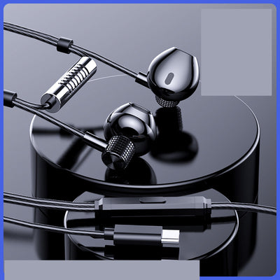 Auriculares Intrauriculares con Tarjeta de Sonido Dual y Micrófono