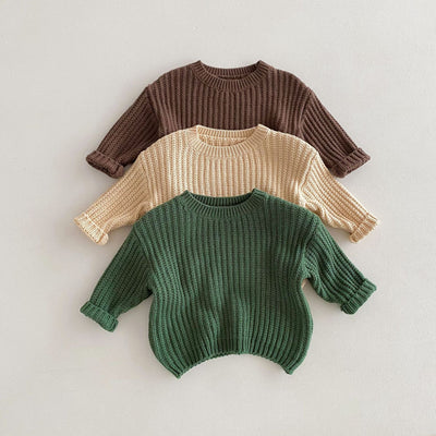 Suéter Tejido Grueso para Niños - Pullover Cómodo y Duradero - Image 11