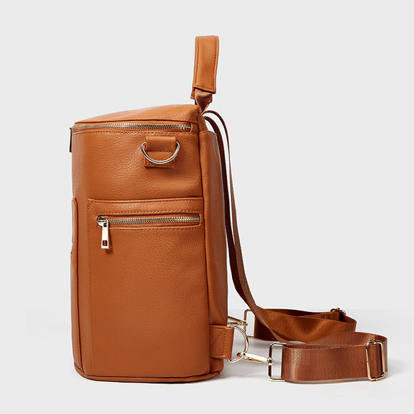 Mochila Mamá Multifuncional - Bolso de Moda PU Convertible