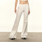 Pantalones Yoga Cintura Baja Retro para Mujer - Comodidad Casual