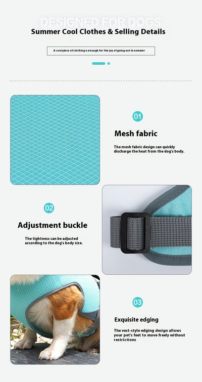 Chaleco Refrigerante para Perros - Ropa Transpirable Antiinsolación - Image 10