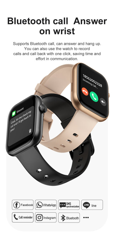 Reloj Inteligente P89 Pantalla Táctil Completa con Cargador Inalámbrico y Llamadas Bluetooth - Image 15