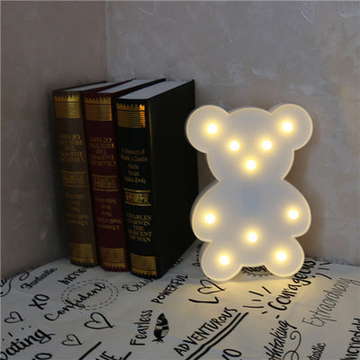 Lámpara Decorativa de Pared con Letras del Alfabeto y Luz Nocturna - Image 8