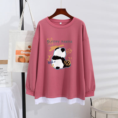 Suéter Mujer Elegante Efecto Capas Talla Grande Ajuste Holgado - Image 10