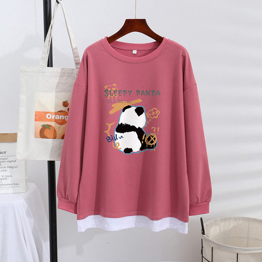 Suéter Mujer Elegante Efecto Capas Talla Grande Ajuste Holgado - Image 10