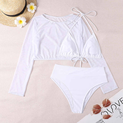 Bikini de Tres Piezas Cintura Alta Sexy - Image 6