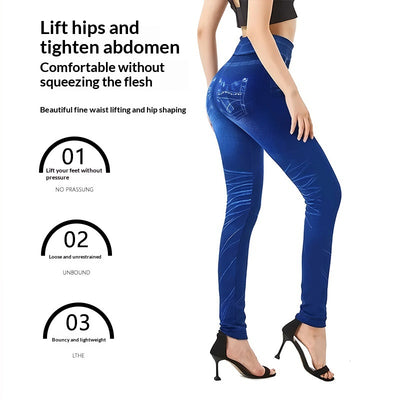 Leggings Tipo Denim Elásticos para Mujer - Image 6