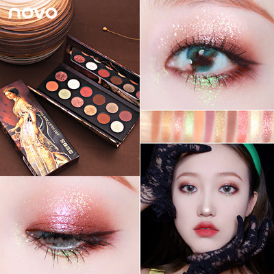 Sombra de Ojos Nacarada Tierra Impermeable 3D - Maquillaje Profesional - Image 9