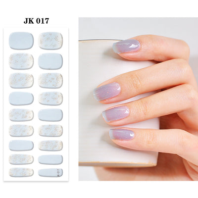 Pegatinas de Uñas UV Gel Semi-curadas Impermeables - Pure Desire Wind Wear - Image 30