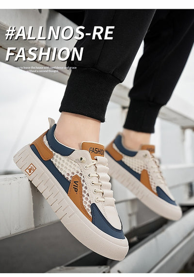 Zapatillas Deportivas Casuales Transpirables con Paneles de Malla - Image 12