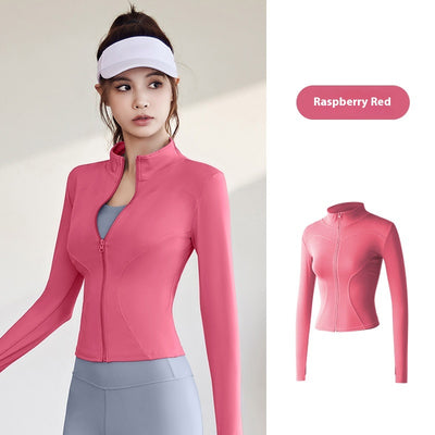 Chaqueta Deportiva Mujer Manga Larga Ajustada para Running, Fitness y Yoga - Image 7