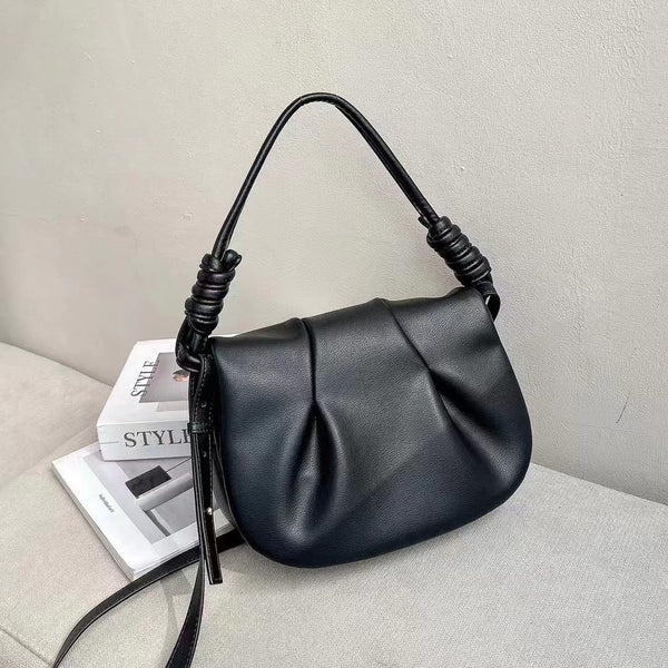 Bolso Bandolera de Cuero Suave - Compacto y Elegante