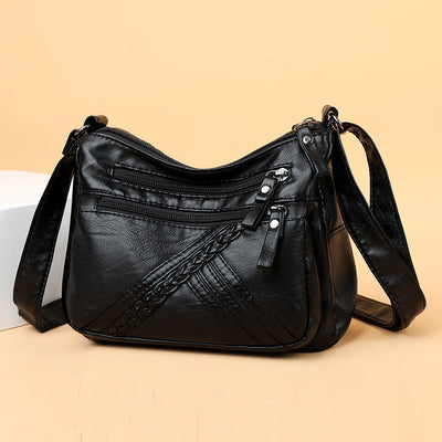 Bolso Bandolera de Cuero Suave para Mujer Madura - Elegancia y Comodidad - Image 2