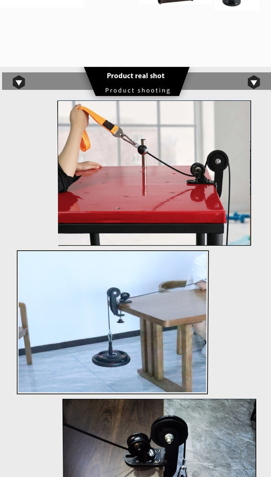 Máquina de Poleas de Escritorio para Entrenamiento de Brazos y Antebrazos - Image 11