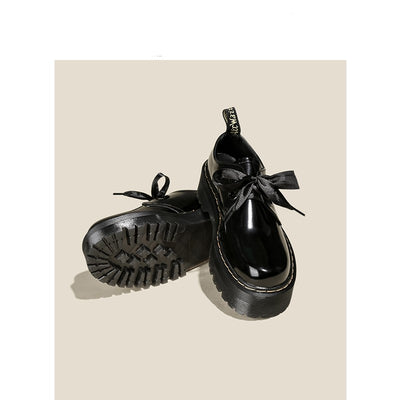 Zapatos de Cuero para Mujer con Suela Gruesa - Image 5