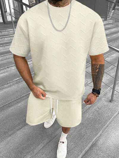 Conjunto Deportivo Hombre Pantalones Cortos y Playera Cómoda - Image 13