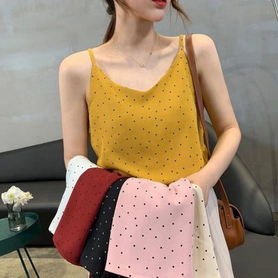 Blusa Suelta de Gasa sin Mangas - Versátil y Cómoda para Capas - Image 8