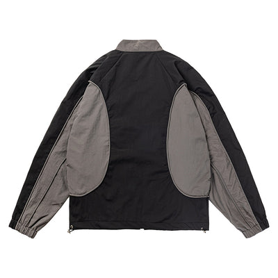 Chaqueta Casual Patchwork para Hombre - Estilo Outdoor Versátil - Image 4