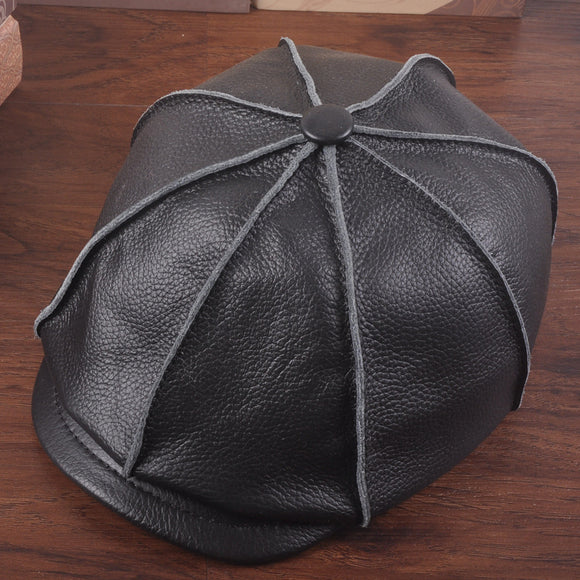 Gorra de Invierno para Adultos Mayores - Estilo Clásico con Visera